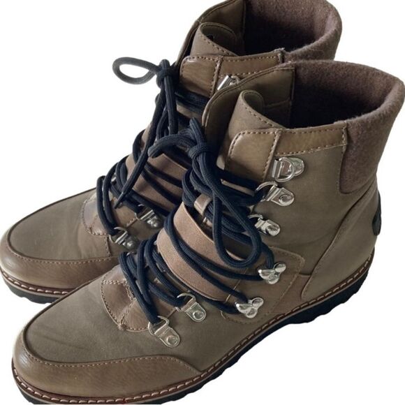 Nautical Brown Lace up Boots Size 8.5 - Picture 4 of 8